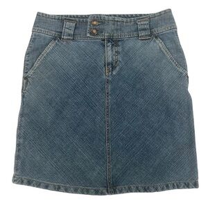 GAP Midi Stretch Jean Skirt Size 6 Women’s